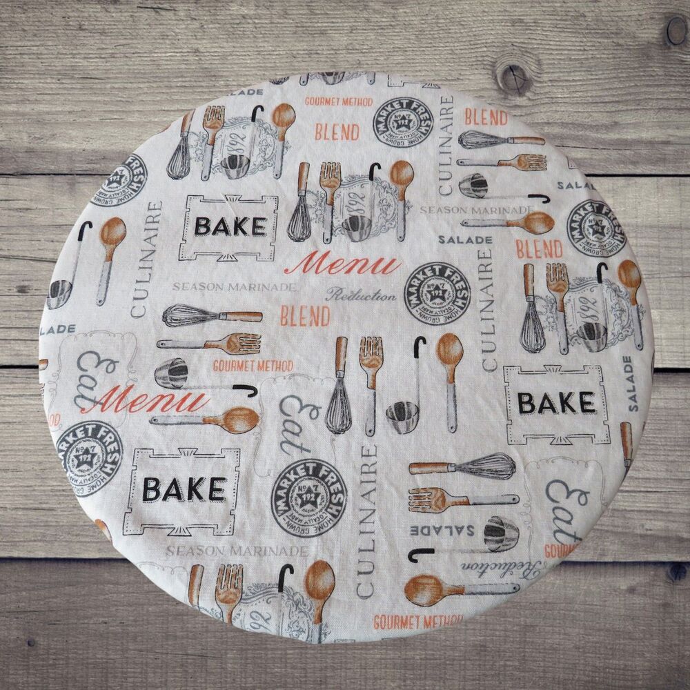 Kitchenaid Mixer Bowl Cover Reversible, Kitchen Baking Utensils and Gray and Whi